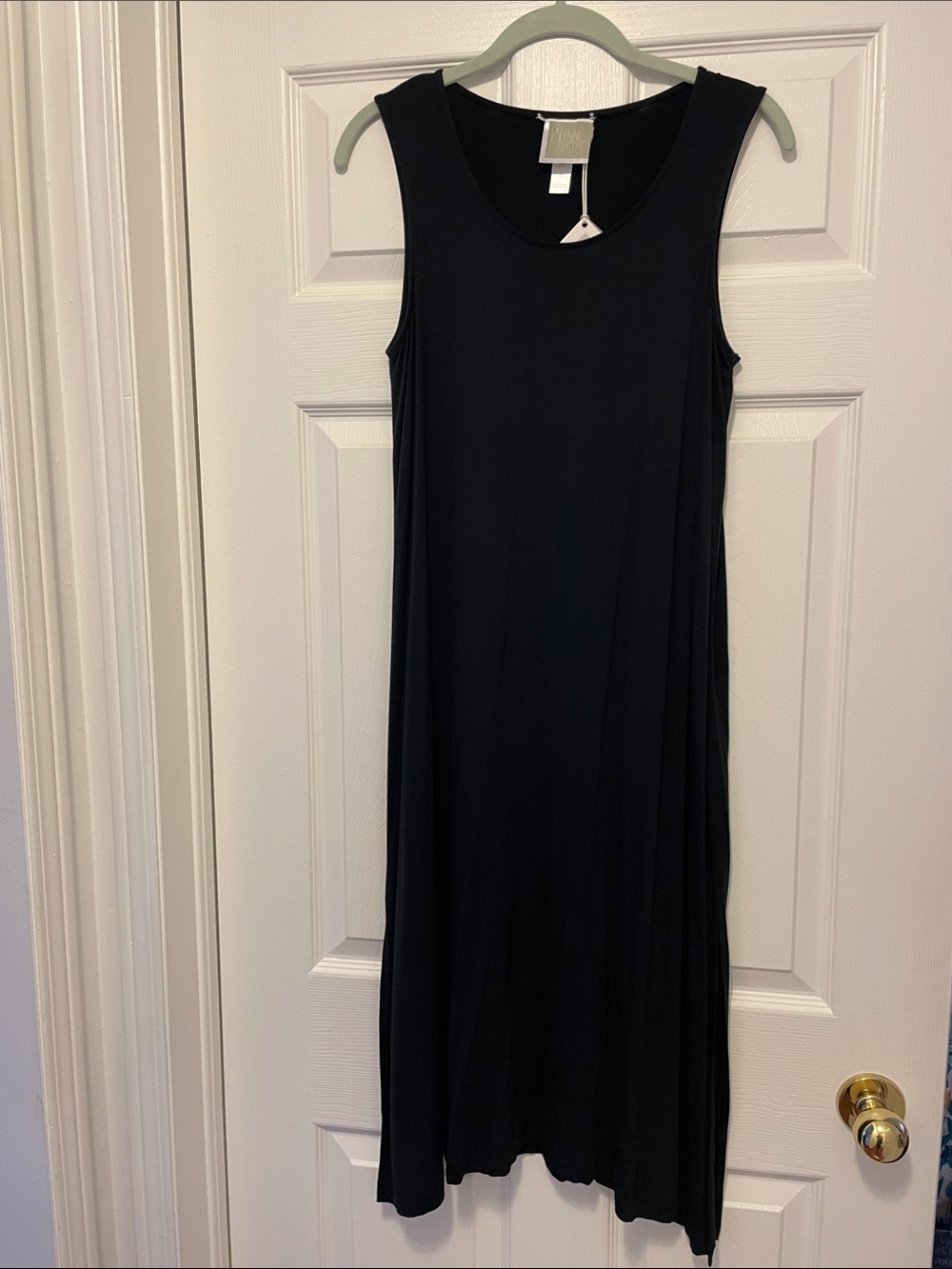 Marla Wynne Sleeveless Black Tank Dress